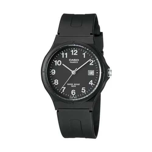 Produktbild: CASIO Damen Analog Quarz Uhr mit Resin Armband MW-59-1B