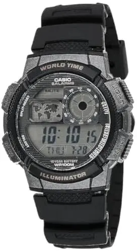 Produktbild: Casio HerrenArmbanduhr Digital Quarz Harz AE-1000W-1AVEF