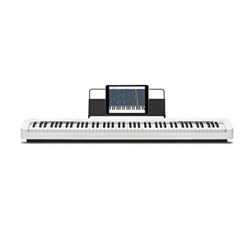 Produktbild: Casio CDP-S110WE Digitalpiano mit 88 gewichteten Pianotasten, weiß