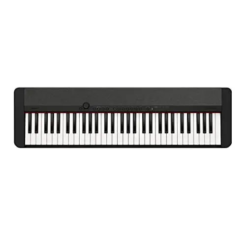 Produktbild: Casio Piano-Keyboard CT-S1BK in schwarz mit 61 anschlagdynamischen Tasten
