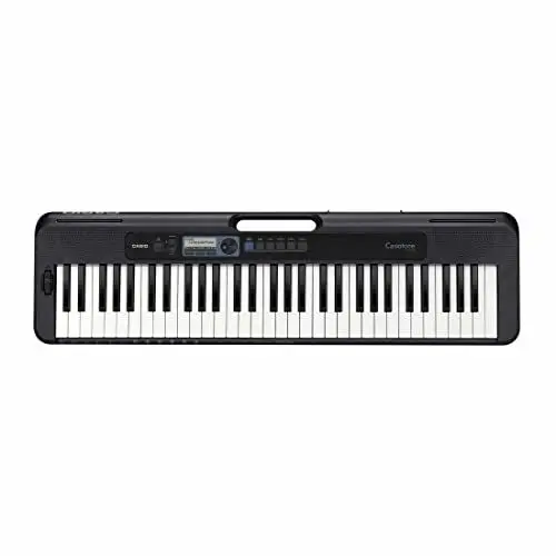 Produktbild: Casio Casiotone CT-S300 Keyboard mit 61 anschlagdynamischen Tasten, 400 Sounds & 77 Begleitrhythmen, schwarz