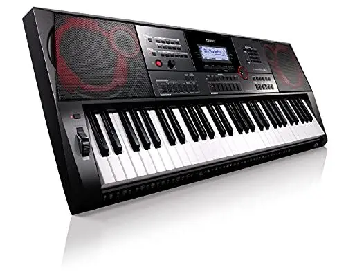Produktbild: Casio CT-X5000 Top Keyboard mit 61 anschlagdynamischen Standardtasten, Begleitautomatik und starkem Lautsprechersystem, schwarz