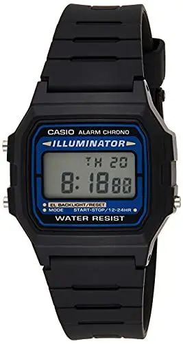 Produktbild: Casio HerrenArmbanduhr Digital Quarz Harz F-105W-1AWYEF