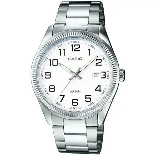 Produktbild: Casio HerrenArmbanduhr Analog Quarz Edelstahl MTP-1302PD-7BVEF