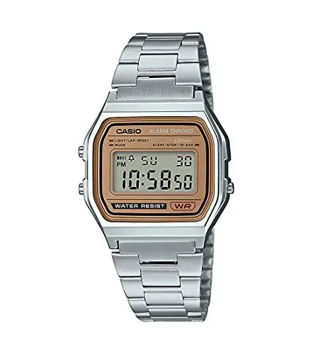 Produktbild: Casio Unisex ErwachseneArmbanduhr Digital Quarz Edelstahl A158WEA-9EF