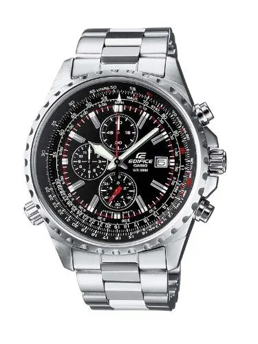 Produktbild: Casio HerrenArmbanduhr Analog Quarz massives Edelstahl EF-527D-1AVEF