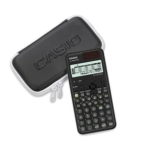 Produktbild: Casio FX-991DE CW ClassWiz technisch wissenschaftlicher Rechner mit Schutztasche, deutsche Menüführung (Limited Edition)