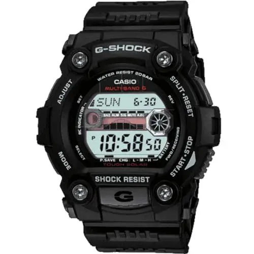 Produktbild: Casio Herren Armbanduhr G-Shock Funk-Solar-Kollektion Digital Quarz Schwarz Resin Gw-7900-1Er