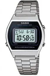 Produktbild: Casio Unisex Erwachsene Digital Quarz Uhr mit Edelstahl Armband 4971850965138