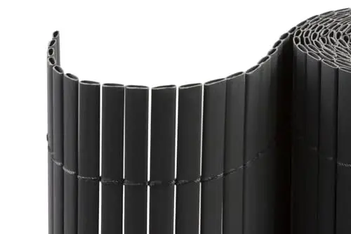 Produktbild: casmartis PVC Sichtschutzmatte - grau - 140 x 500 cm - Zaunsichtschutz, Sichtschutzzaun, Balkonverkleidung, Zaunblende