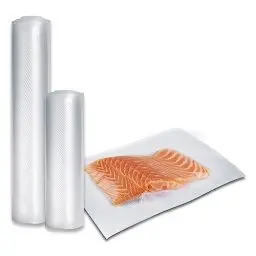 Produktbild: CASO Profi- Vakuumfolien Set 1 / Folienbeutel: 50x 20x30cm, Folienrolle: 1x 20x600cm, 1x 30x600cm 150µm, für Vakuumierer, BPA-frei, sehr stark, reißfest, kochfest