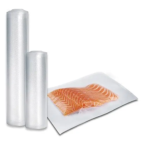 Produktbild: CASO Profi- Vakuumfolien Set 1 / Folienbeutel: 50x 20x30cm, Folienrolle: 1x 20x600cm, 1x 30x600cm 150µm, für Vakuumierer, BPA-frei, sehr stark, reißfest, kochfest