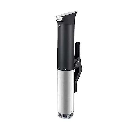 Produktbild: CASO SV 1200 Smart - Sous Vide Garer, Testsieger ETM Testmagazin, leistungsstarken 1200 Watt, komplett wasserfest, Sous Vide Stick mit der CASO Control App steuerbar, 3D – Zirkulation