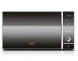 Produktbild: CASO | MCG30 chef 3-in-1 Mikrowelle mit Grill und Heißluft 2200W | Backofen-Funktion 110 - 200°C, 30 L, Drehteller Ø 31,5cm, Edelstahl verspiegelt