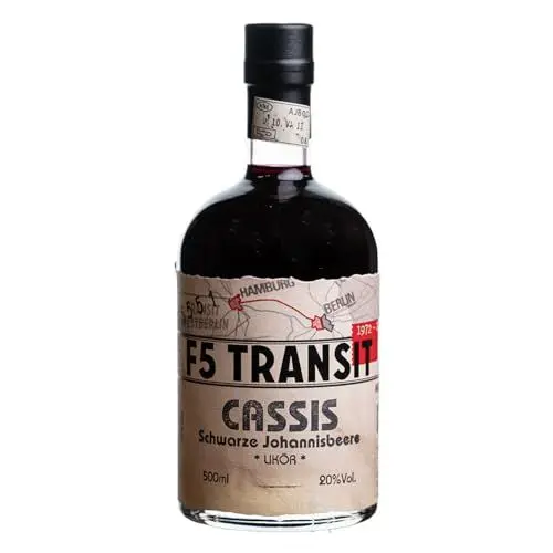 Produktbild: CASSIS Likör 0.5l (20% Vol) No. 5551 - Schwarze Johannisbeere Likör - F5 Transit - Johannisbeerlikör