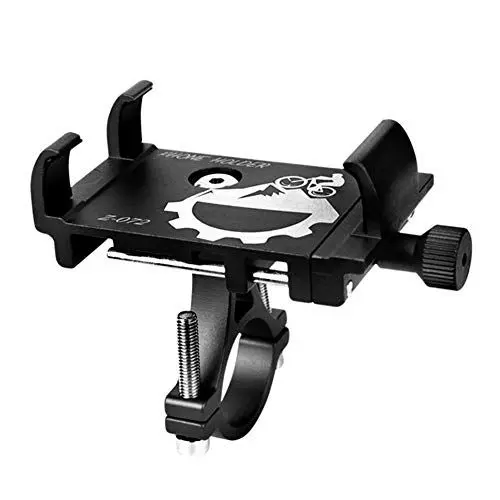 Produktbild: Caste Fahrrad Handyhalterung, Aluminiumlegierung Motorrad Fahrrad Lenker Handy Halterung Fahrrad Halterung Für Handy, Smartphone, Navi Usw Für 3,5 Zoll Bis 6,5 Zoll Smartphone