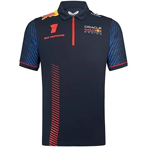 Produktbild: Red Bull Racing F1 Team Max Verstappen 1 Formula Polo Offizielle Formel 1 - Blau - L