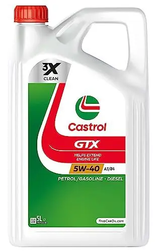 Produktbild: Castrol GTX 5W-40 A3/B4 Motoröl, 5L