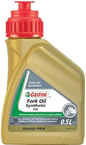 Produktbild: Castrol 151AC6 Spezialitäten Motorrad Fork Oil Synthetic SAE 5W - 500mL Flasche