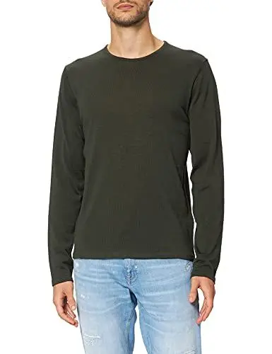 Produktbild: Casual Friday Herren Kent Merino Crew Neck Knit Pullover, 190508/Peat, XXL