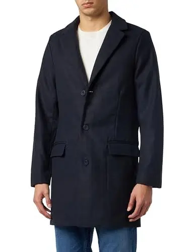 Produktbild: Casual Friday Herren Osbourne Long Coat Wollmantel, 50410, S