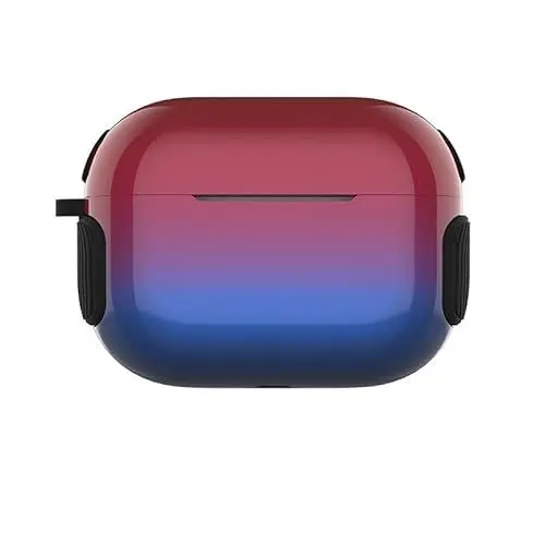 Produktbild: CasurvivePro Kopfhörerhüllen für AirPods Pro 2 hülle Hüllenabdeckung PC+Silikon, 2-in-1-Farbverlaufshüllen mit Karabiner Apple AirPods Pro (2. Generation) Ladehüllen