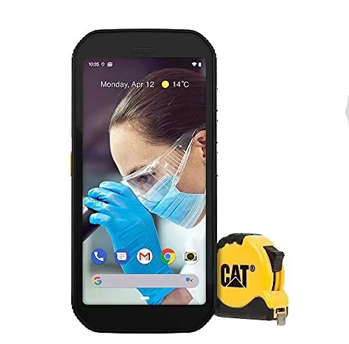 Produktbild: CAT S42 H+ Edition - Robustes Outdoor Smartphone mit Silberpartikel gegen Bakterien & Keime (13.97cm (5.5 Zoll) HD+ Display, 32 GB, 3GB RAM, Dual-SIM, Stoß- und Wasserdicht inkl. Maßband, schwarz
