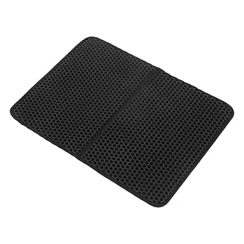 Produktbild: Cat Litter Catch Mat, 3D Wabenlöcher Cat Litter Catcher Pad Double Layer für Haustiere