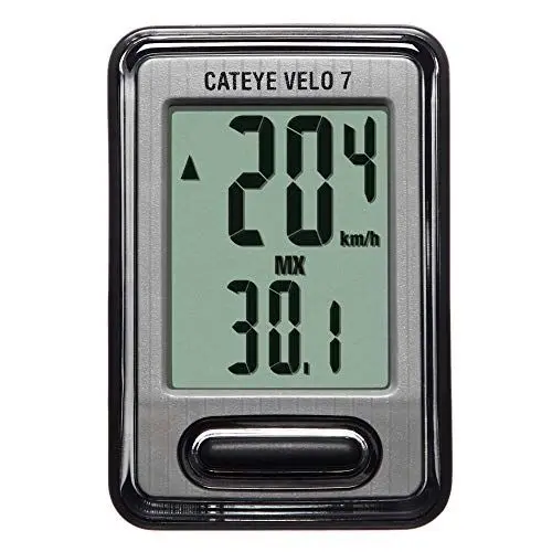 Produktbild: CATEYE Fahrradcomputer Velo 7 CC-VL520, FA003524056, TU EU, silber