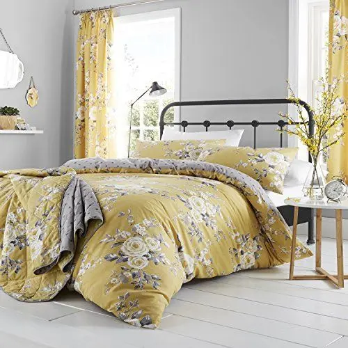 Produktbild: Catherine Lanfield Bettwäsche Canterbury Ochre 140x200+70x90, Yellow, Twin
