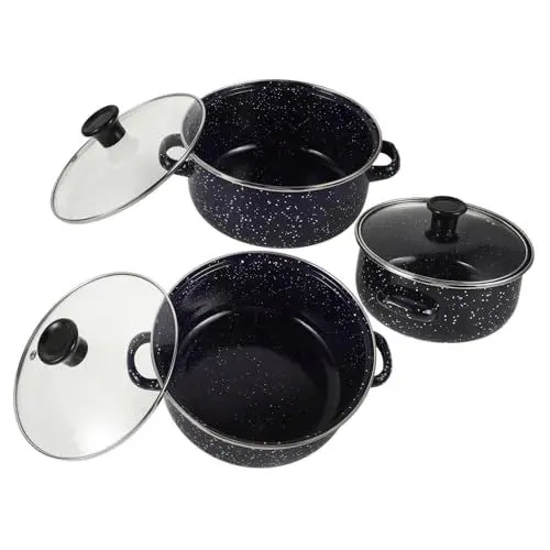 Produktbild: CATIEBYE Suppentopf-set Mit Deckel Topf Für Herd Kochtopf-set Kleiner Kochtopf Pfanne Nicht-pfannen-sets
