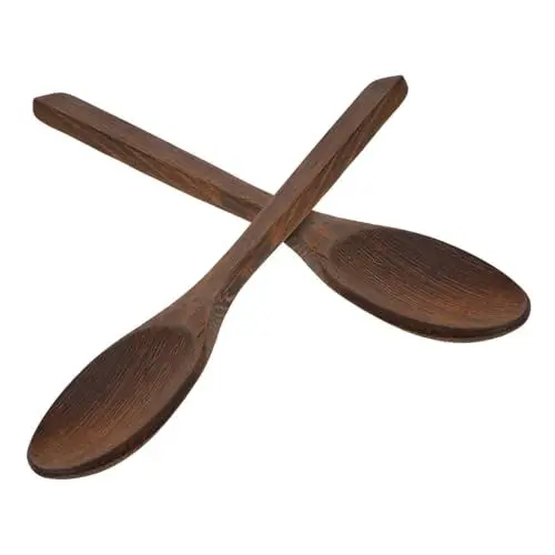 Produktbild: CATIEBYE Holzlöffel Suppe Dessert Salat Set Von Komfortable Grip Für Warme Speisen