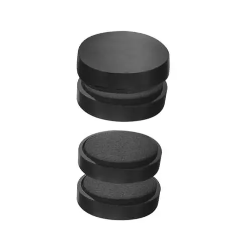 Produktbild: CATIEBYE Tierfreundlich: 4 Stück Magnetische Dämpferteile für Becken Geräuschloses Kuhglocken-zubehör.