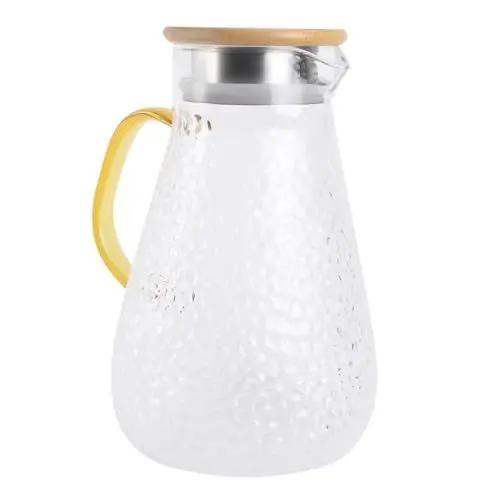 Produktbild: CATIEBYE Saftkrug 1600ml Hitzebeständiger Wasserkrug Für Getränke Ideal Für Saft Eistee Und Mehr Elegantes Design Perfekt Für Zuhause Und Partys