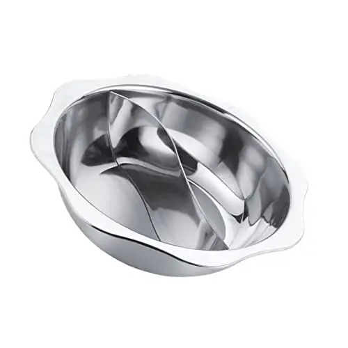 Produktbild: CATIEBYE Multifunktions-hot Pot Herd 28 Cm Doppeltopf Edelstahl Elektromagnetisches Kochgeschirr Für Familienfeiern
