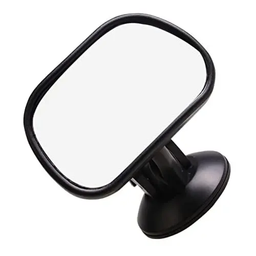 Produktbild: CATIEBYE Rückspiegel Auto Baby Rückspiegel Fürs Auto 360° Drehbarer Sicherheits Autospiegel Saugnapf Halterung Einfacher Einbau Für Rücksitzüberwachung Bruchsicher Schwarz Car Mirror Baby