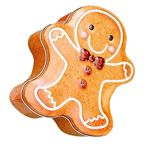 Produktbild: CATIEBYE Weihnachtliche Keksdose Aus Blech Süßer Plätzchenbehälter Mit Niedlichem Weihnachtsdesign Für Und Festtagsverpackungen Für Kekse Süßigkeiten Und Snacks