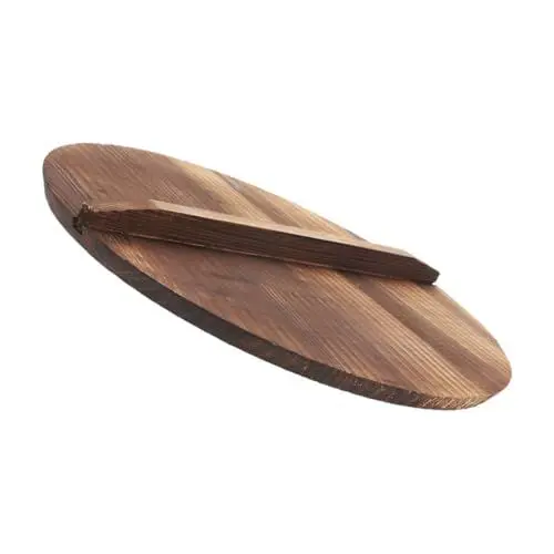 Produktbild: CATIEBYE Stabiler Wiederverwendbarer Topfdeckel Aus Holz Für Die Küche Mit Verbrühungsschutz-design