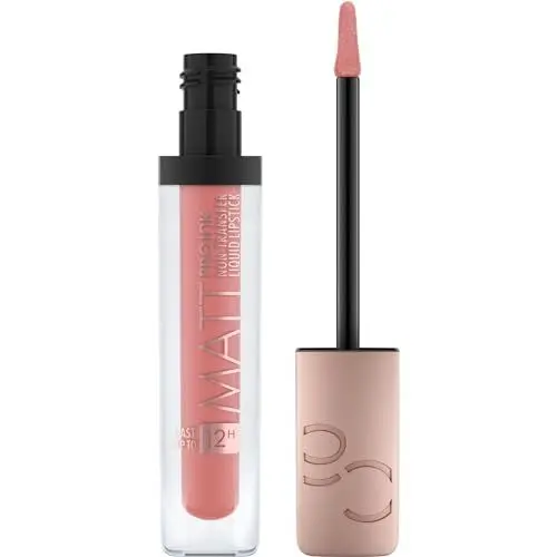 Produktbild: CATRICE Matt Pro Ink Non-Transfer Liquid Lipstick, Lippenstift, Nr. 010 Trust In Me, nude, mattierend, langanhaltend, schnelltrocknend, matt, intensiv, farbintensiv, vegan, ohne Alkohol (5ml)