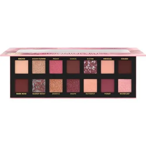 Produktbild: Catrice Blooming Bliss Slim Eyeshadow Palette, Lidschatten, Nr. 020, Mehrfarbig, 14 Farben, langanhaltend, vegan, ohne Mikroplastikpartikel, Nanopartikel frei, ohne Parfüm, 1er Pack (10.6g)