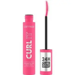Produktbild: Catrice CURL IT Volume & Curl Mascara, Nr. 010, Schwarz, langanhaltend, volumengebend, schwunggebend, intensiv, matt, vegan, ohne Mikroplastikpartikel, Nanopartikel frei, ohne Parfüm, 1er Pack (11ml)