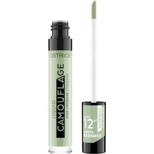 Produktbild: Catrice Liquid Camouflage High Coverage Concealer, Abdeckstift, Nr. 200 Anti-Red, grün, für Mischhaut, für trockene Haut, für unreine Haut, langanhaltend, vegan, ölfrei, wasserfest (5ml)