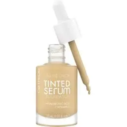Produktbild: Catrice Nude Drop Tinted Serum Foundation, Nr. 020W, Nude, langanhaltend, mattierend, natürlich, für sensible Haut, vegan, ölfrei, ohne Parfüm, ohne Alkohol, 1er Pack (30ml)