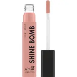 Produktbild: Catrice Shine Bomb Lip Lacquer, Lippenstift, Nr. 010, Nude, langanhaltend, sofortiges Ergebnis, glänzend, farbintensiv, vegan, ölfrei, ohne Parabene, ohne Mikroplastikpartikel, 1er Pack (3ml)