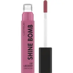 Produktbild: Catrice Shine Bomb Lip Lacquer, Lippenstift, Nr. 060, Nude, langanhaltend, sofortiges Ergebnis, glänzend, farbintensiv, vegan, ölfrei, ohne Parabene, ohne Mikroplastikpartikel, 1er Pack (3ml)