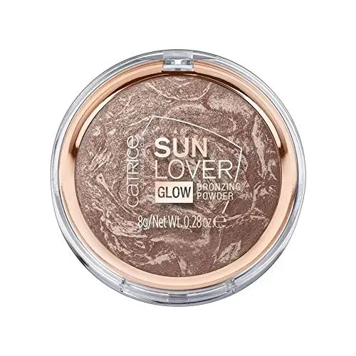 Produktbild: Catrice Sun Lover Glow Bronzing Powder, Bronzer, Nr. 010, Braun, schimmernd, für trockene Haut, für unreine Haut, für Mischhaut, vegan, ölfrei, ohne Parfüm, ohne Alkohol, 1er Pack (8g)