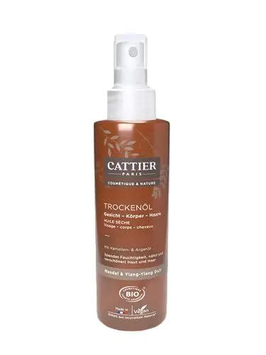 Produktbild: CATTIER PARIS Trockenöl - Mit Kamelien- & Arganöl - zertifizierte Naturkosmetik - 100 ml