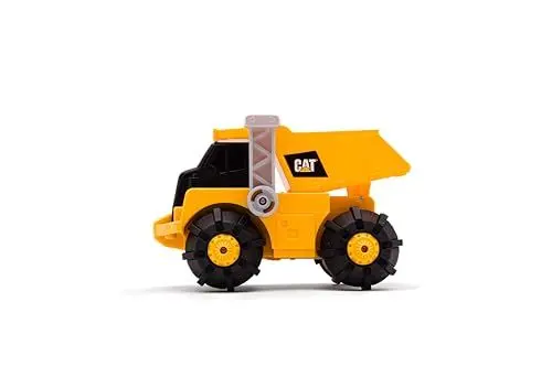 Produktbild: CatToysOfficial Unstoppable Movers Kipplaster Spielzeug | Kipplaster mit Großen Rädern und Funktionstüchtigen Lichtern | Baustellenfahrzeug für Kinder ab 3 Jahre
