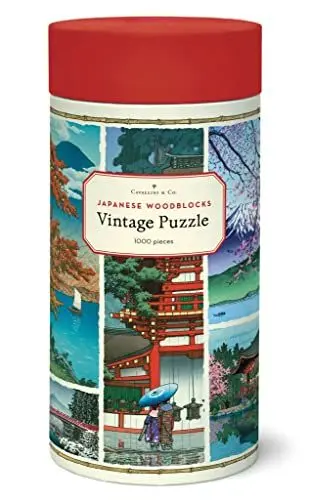 Produktbild: Cavallini 1000 Piece Puzzle, Japanese Woodblocks (PZL/JW)