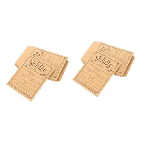 Produktbild: CAXUSD 100 Stk Saatumschlagbeutel Organisatoren der Saatgutlagerung Pakete Umschläge Geld Mini-Umschläge briefumschläge set kraftpapier sack kleine Samenumschläge Samenbeutel aus Papier